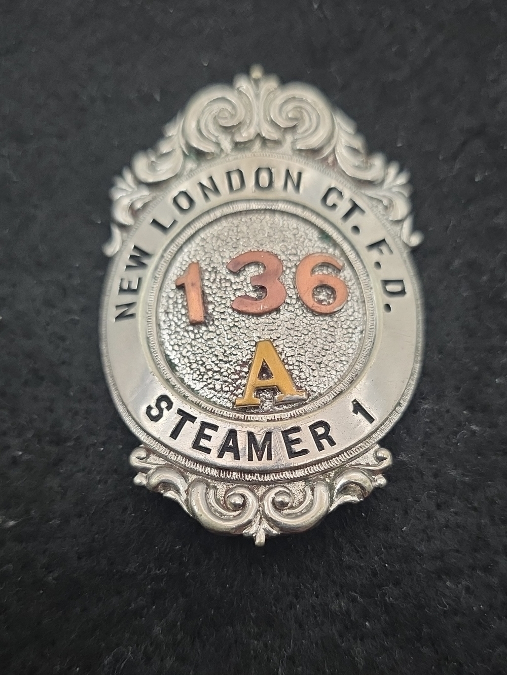New London Connecticut F.D. Fire Department #136 A Steamer 1 CD REESE Hallmark